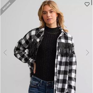 Rhinestone Fringe Jacket